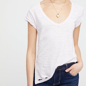 Free People white tee